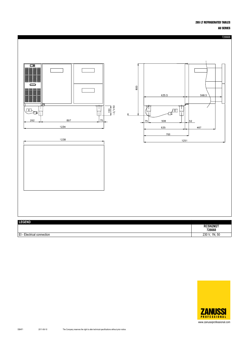 Zanussi | Zanussi 726182 User Manual | Page 4 / 4