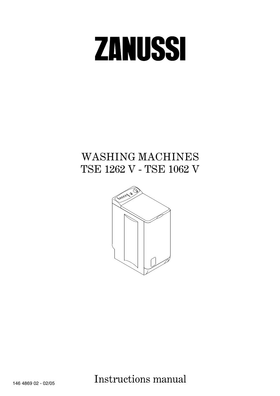 Zanussi TSE 1062 V User Manual | 16 pages