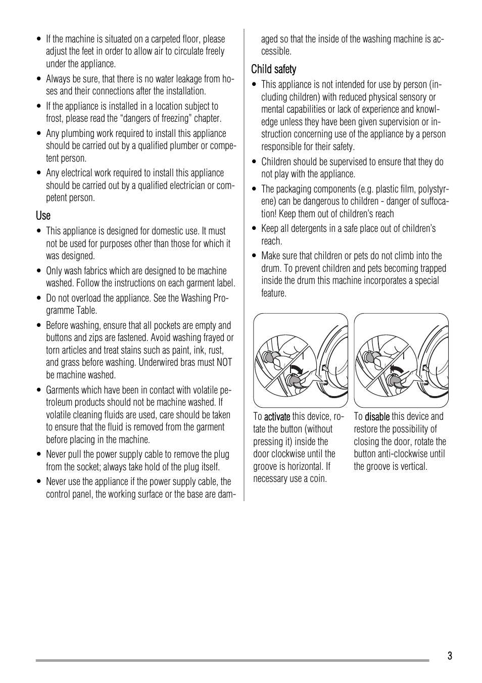 Zanussi ZWN 6120 L User Manual | Page 3 / 24