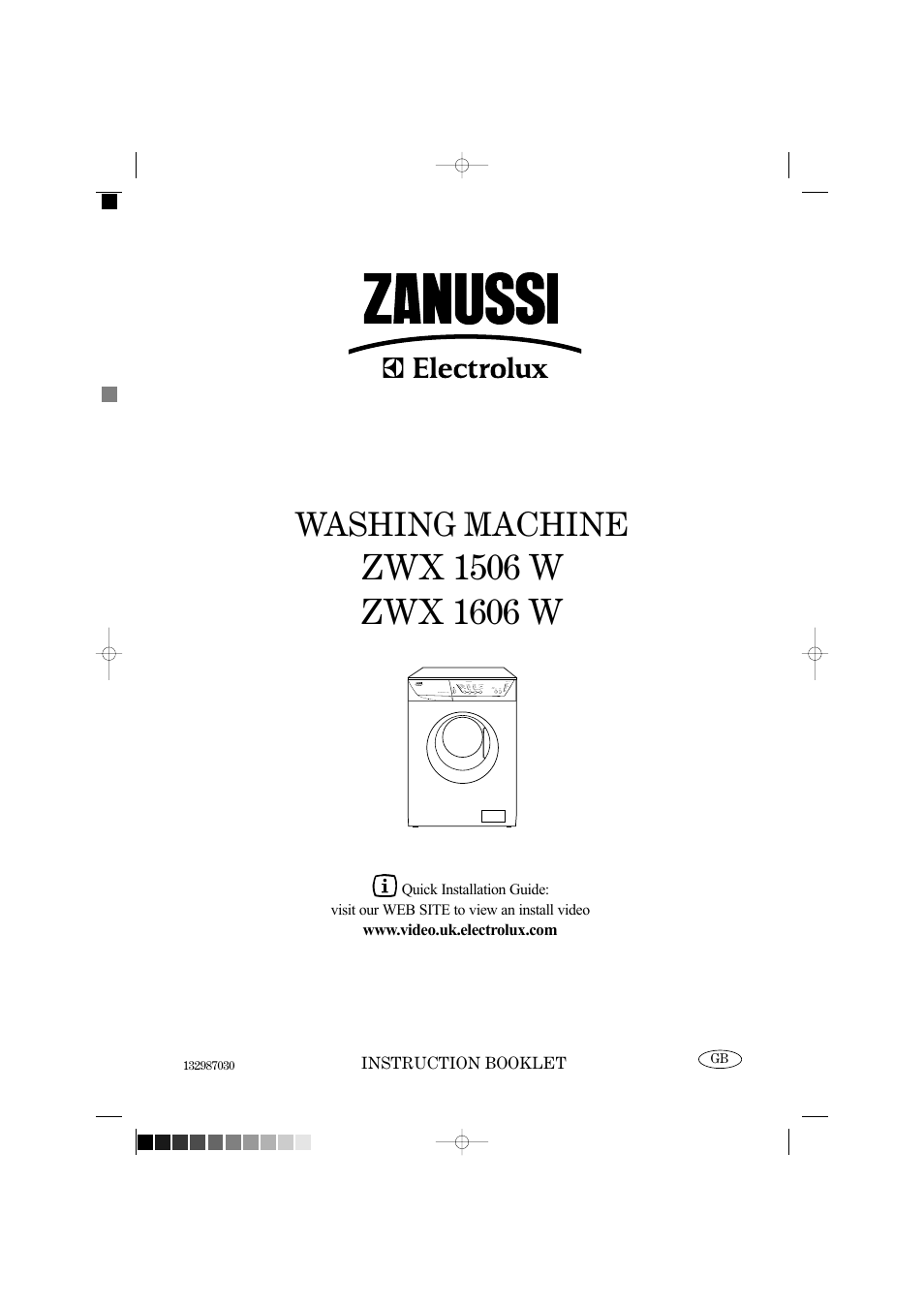 Zanussi ZWX 1606 W User Manual | 28 pages