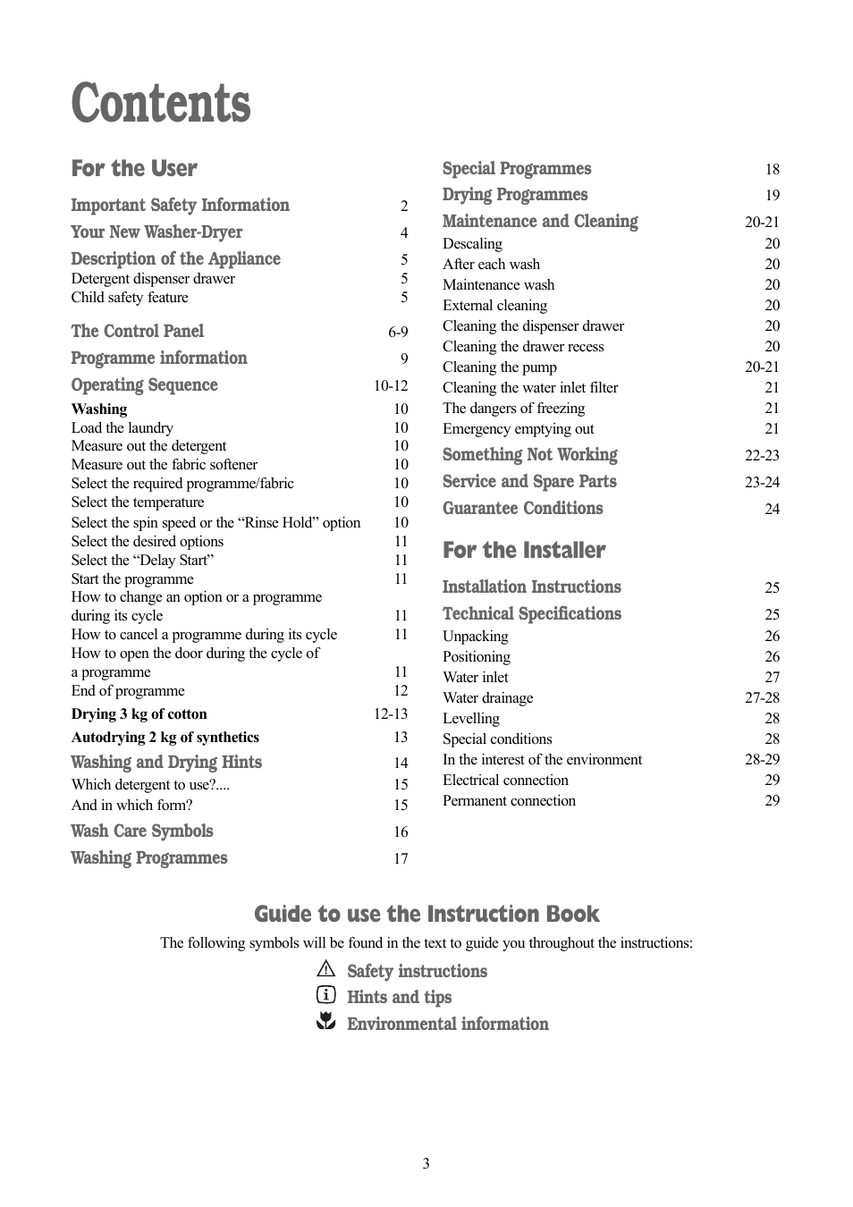 Zanussi ZWD 1682 W User Manual | Page 3 / 30