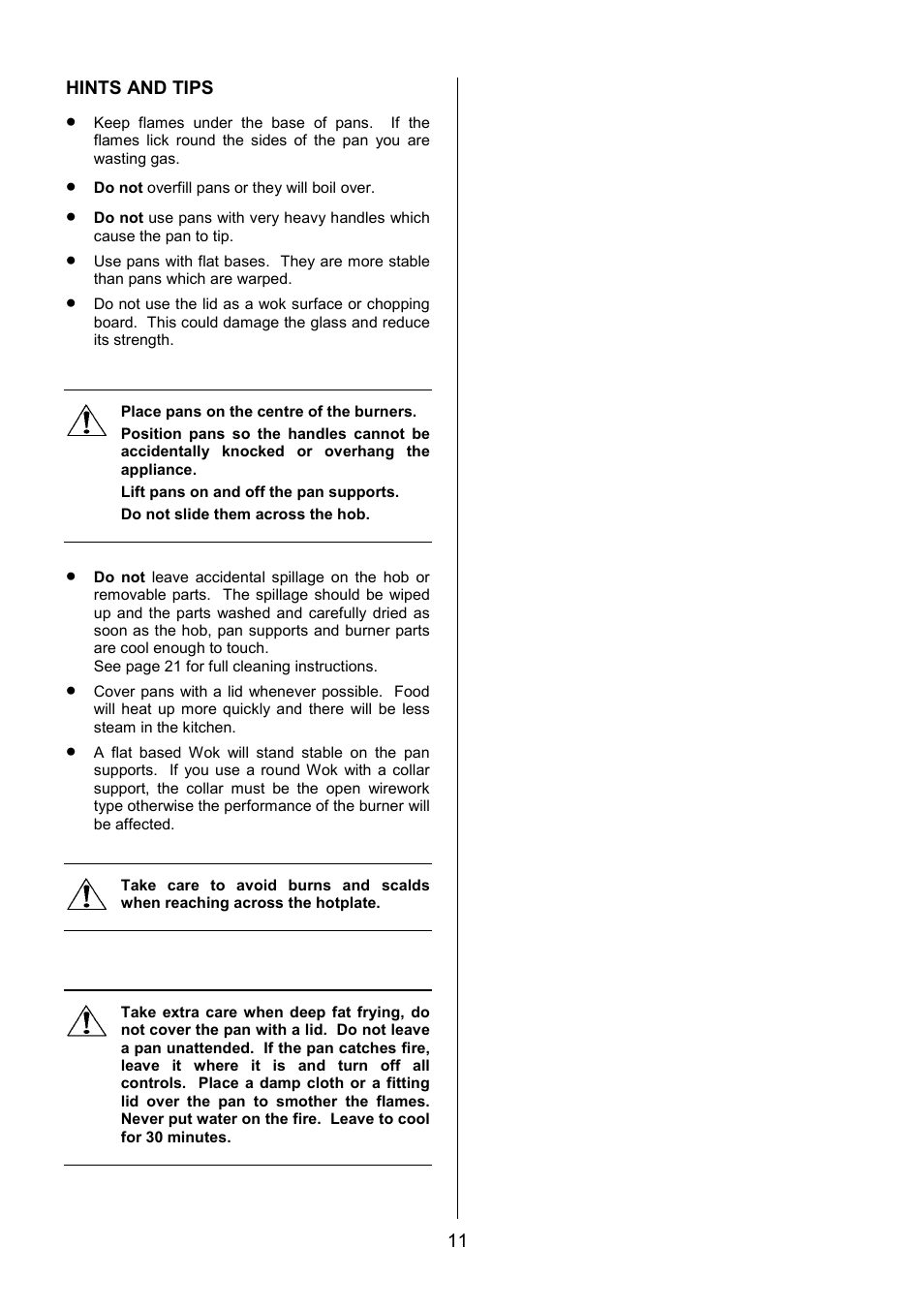 Zanussi ZCM 7901 User Manual | Page 11 / 40