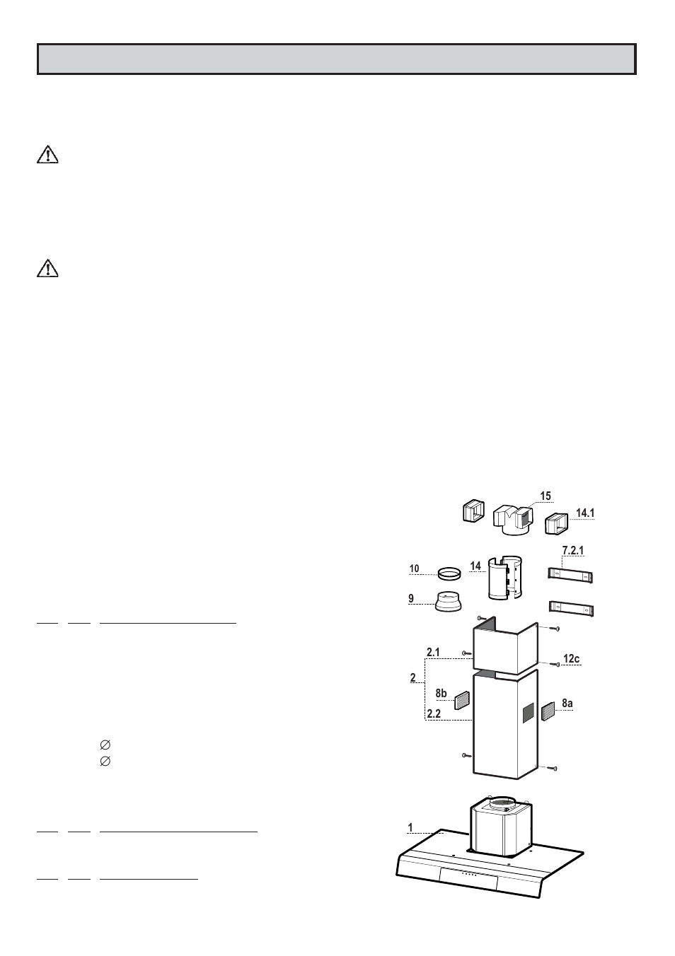 Installation instructions, Installation requirements, Unpacking | Zanussi ZHC960 User Manual | Page 11 / 16