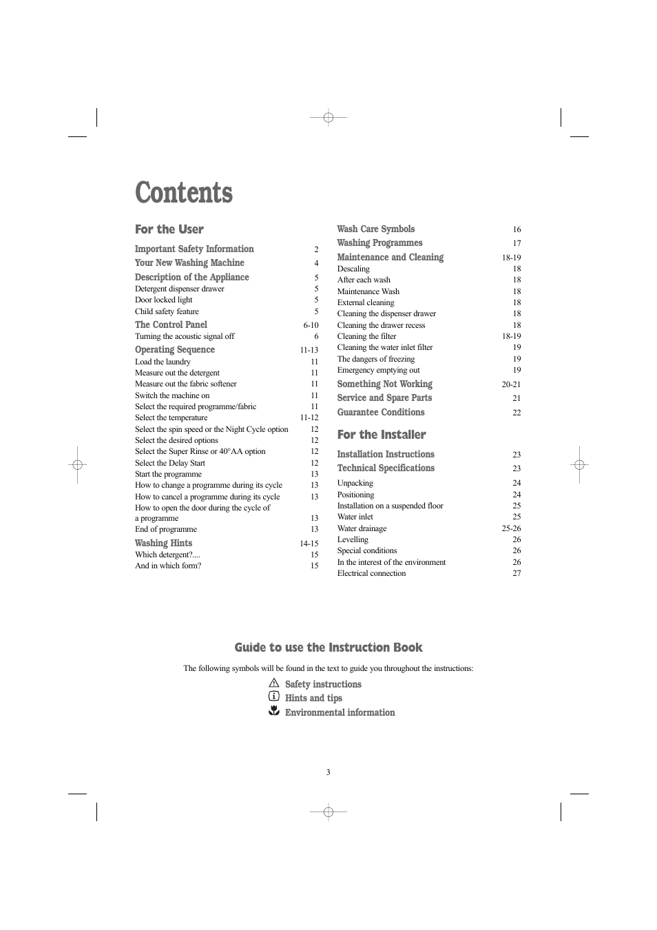 Zanussi ZWN 1420 G User Manual | Page 3 / 28