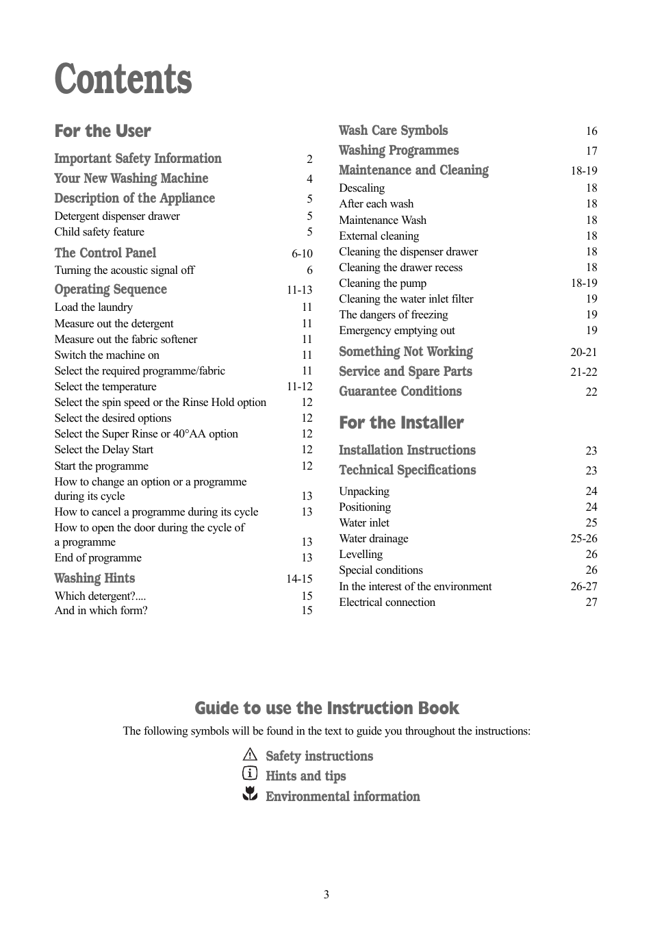 Zanussi ZWF 1218 W User Manual | Page 3 / 28