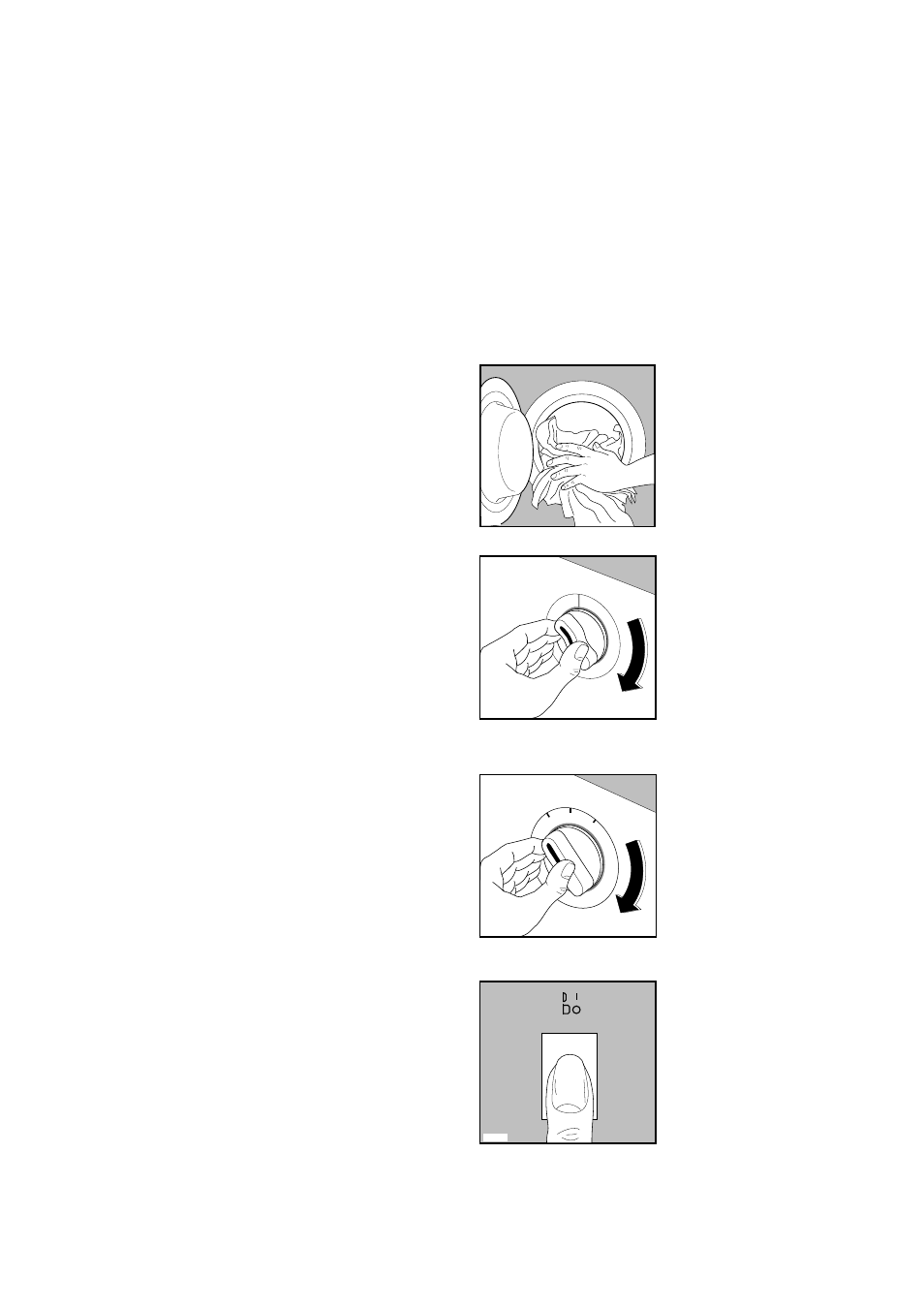 Load the laundry, Select the programme, Select the required time | Start the machine | Zanussi WDS 1183 W User Manual | Page 11 / 31