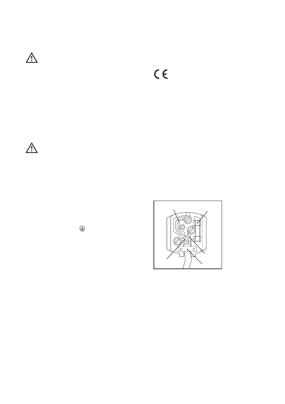Electrical connection | Zanussi ZV 48 RF User Manual | Page 15 / 16