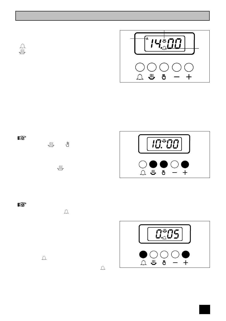 The electronic timer, The minute minder | Zanussi ZHM 868 User Manual | Page 11 / 60
