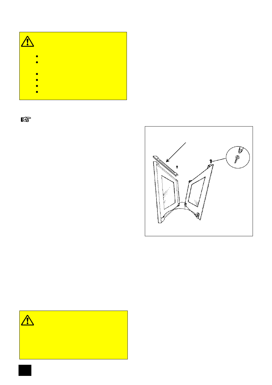 Cleaning the outer and inner door glass panels, Glass | Zanussi ZHM 868 User Manual | Page 36 / 60