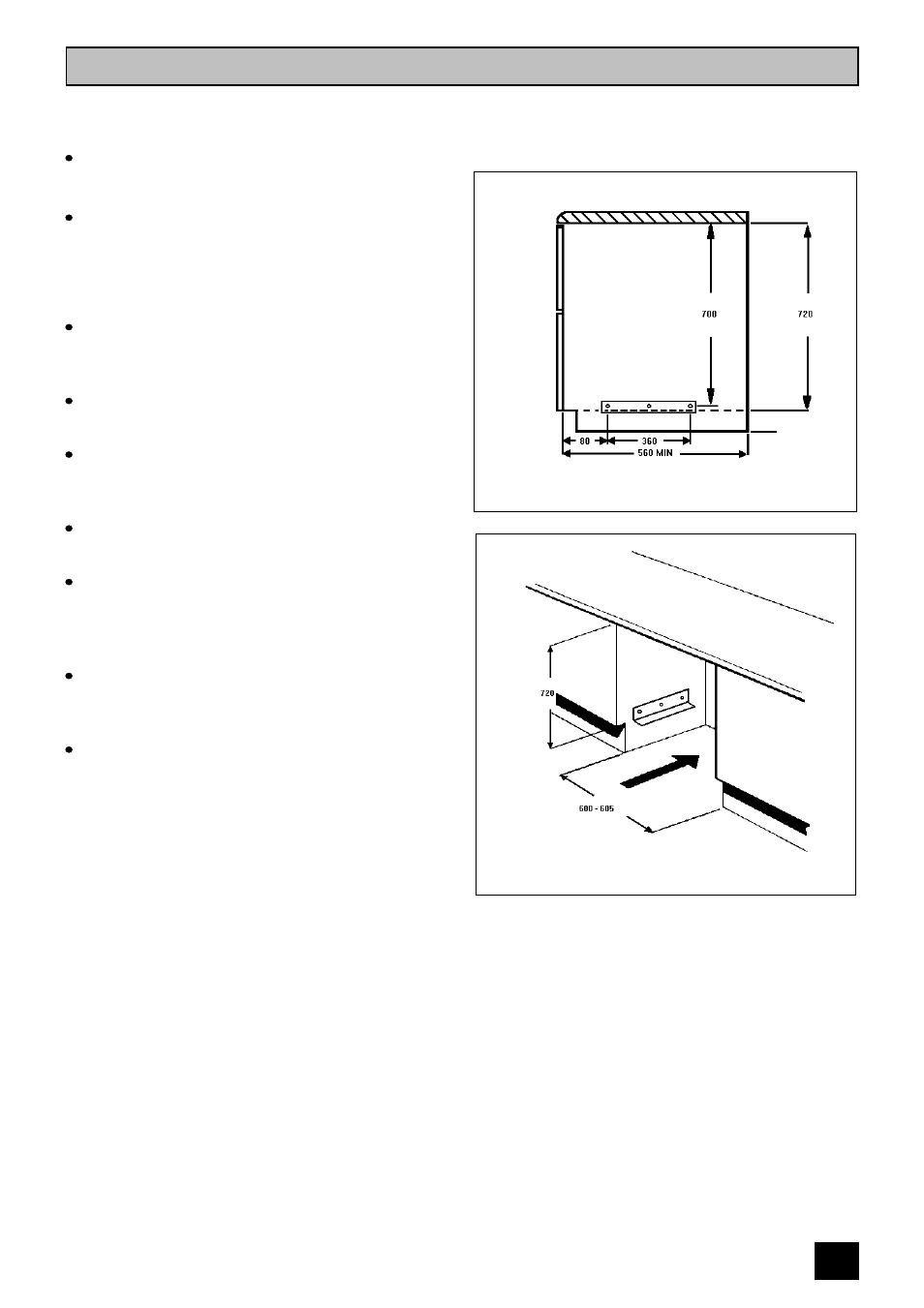 Installation instructions | Zanussi ZHM 868 User Manual | Page 49 / 60