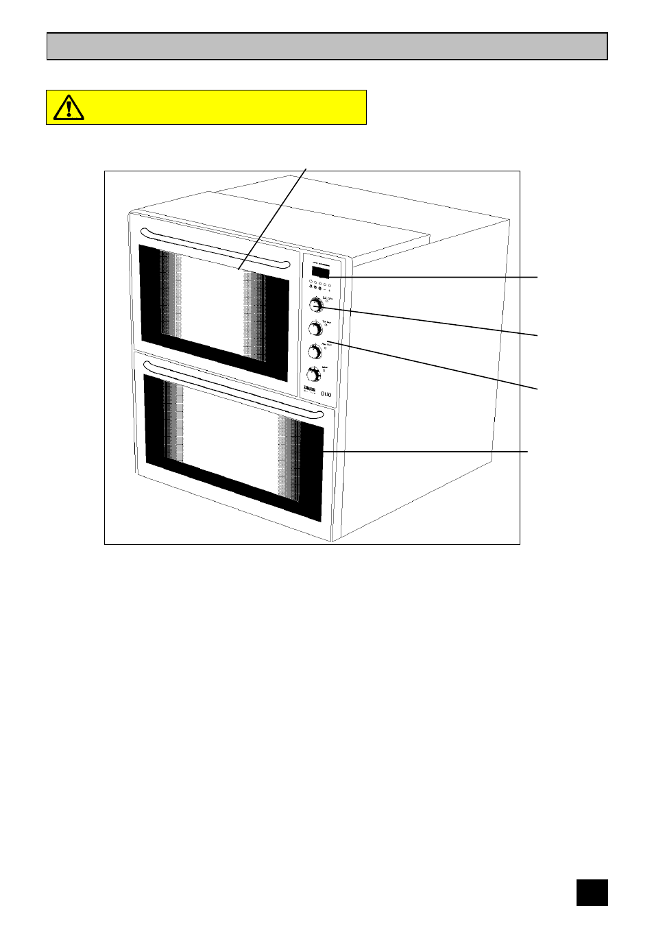 Description of the cooker, Built in electric double oven | Zanussi ZHM 868 User Manual | Page 5 / 60
