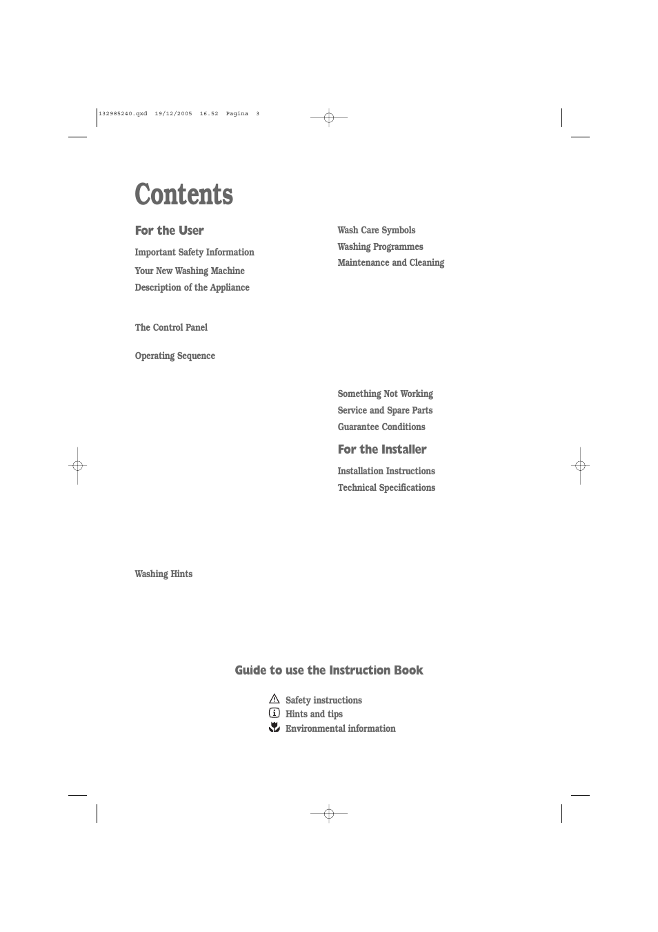 Zanussi ZWF 1451W User Manual | Page 3 / 32