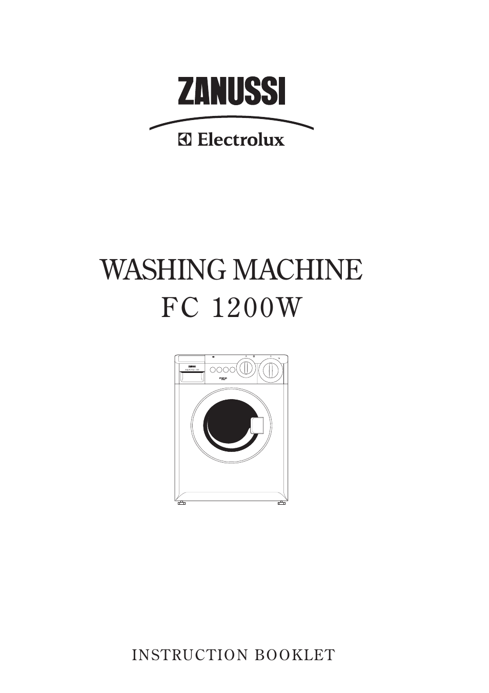 Zanussi FC 1200W User Manual | 20 pages