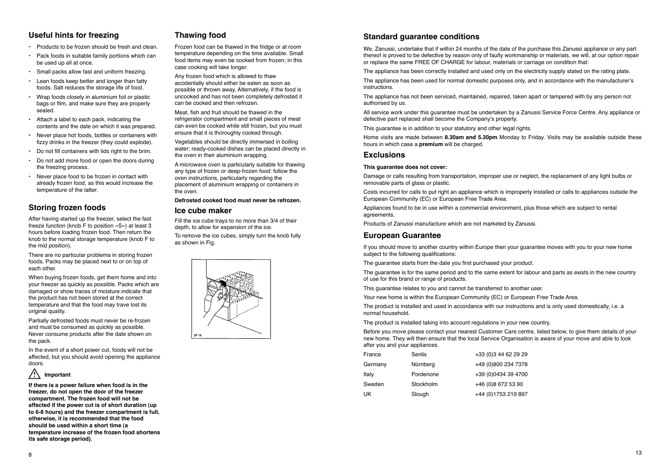 Zanussi ZI 8454 X User Manual | Page 13 / 20