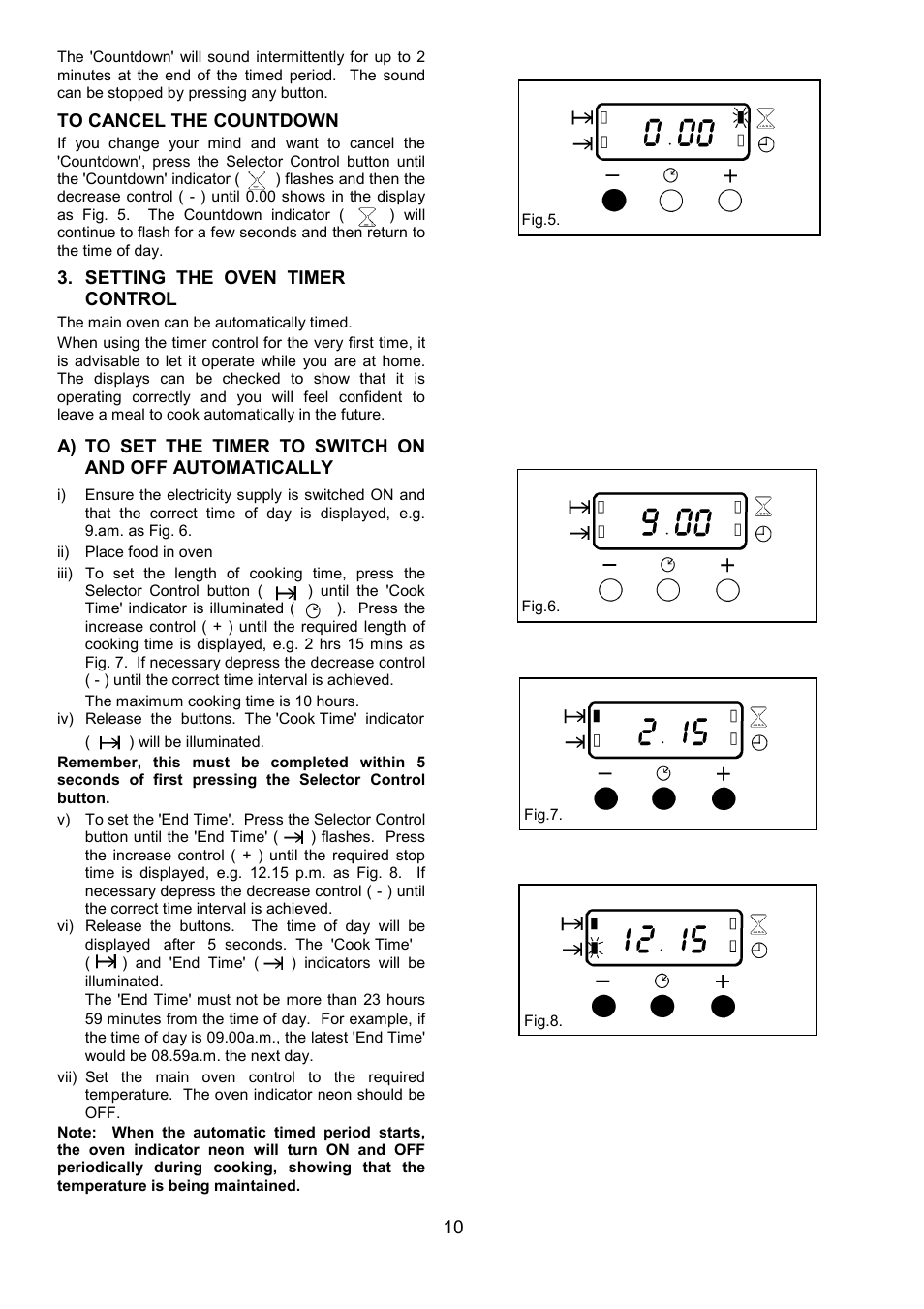 Zanussi ZHF 470 User Manual | Page 10 / 44