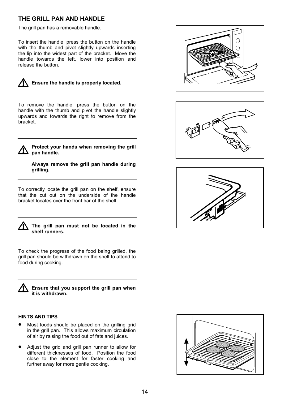 Zanussi ZHF 470 User Manual | Page 14 / 44