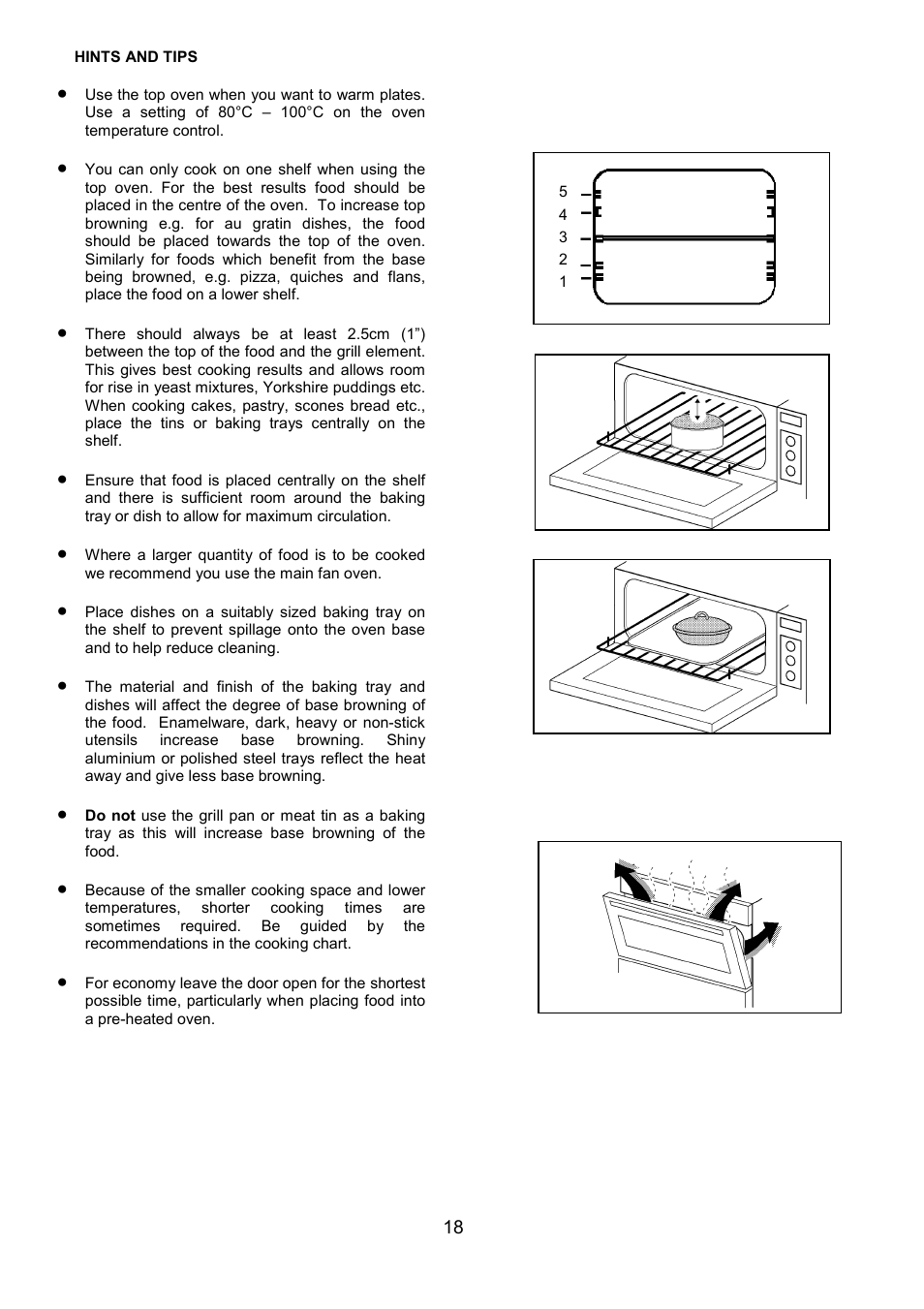 Zanussi ZHF 470 User Manual | Page 18 / 44