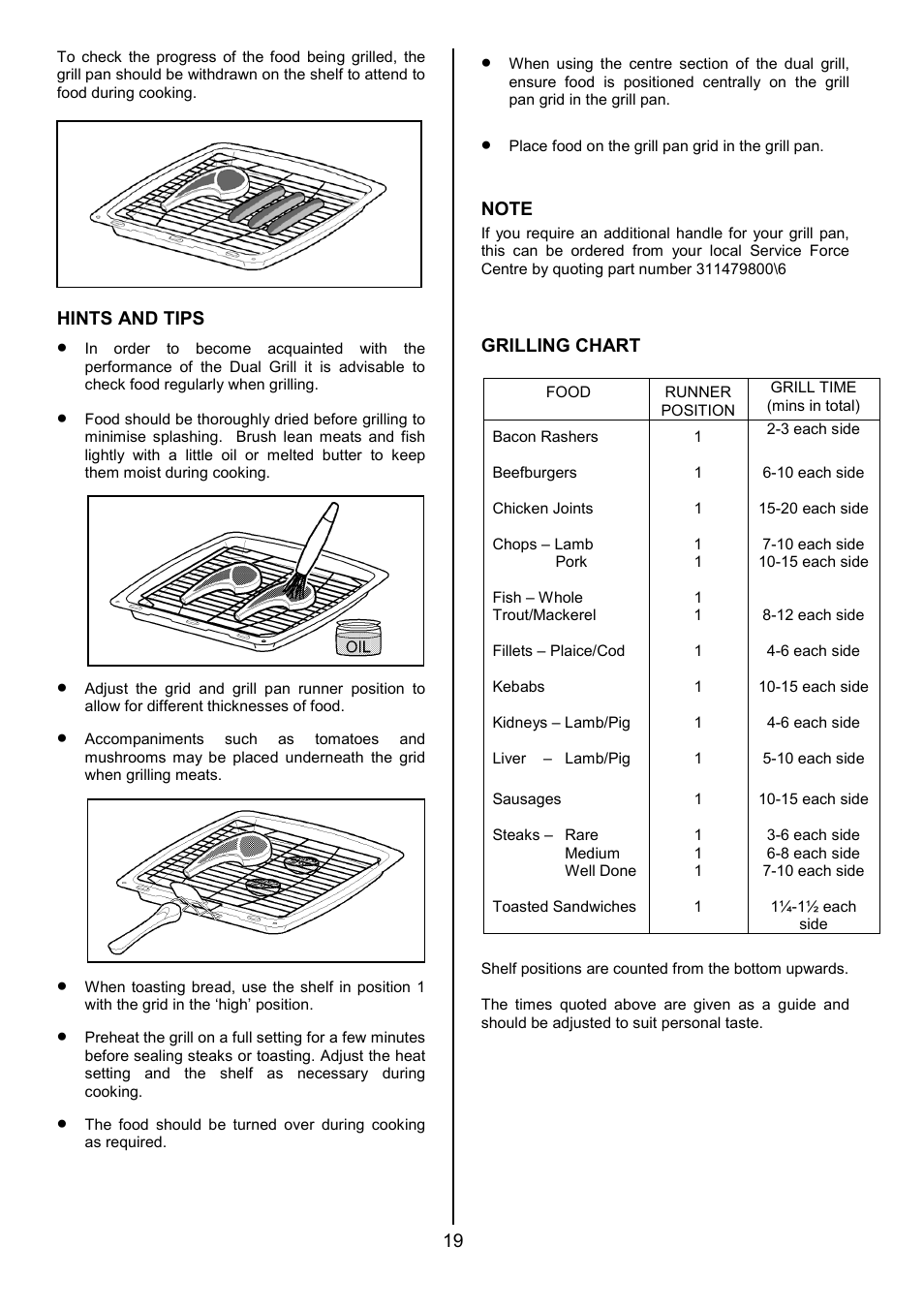Zanussi ZCE 7701 User Manual | Page 19 / 36
