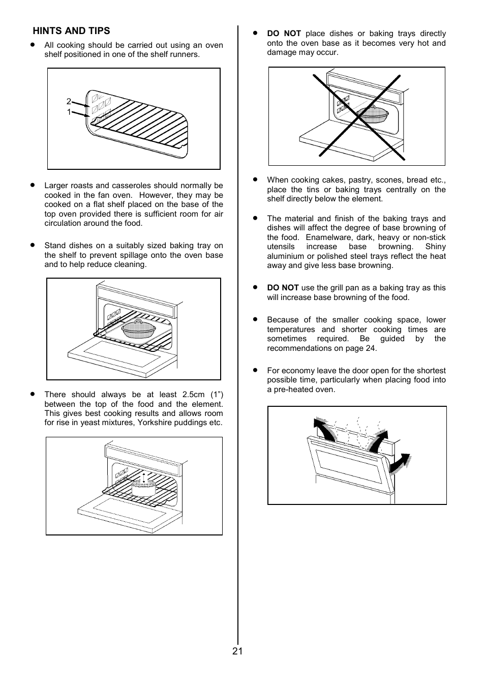 Zanussi ZCE 7701 User Manual | Page 21 / 36