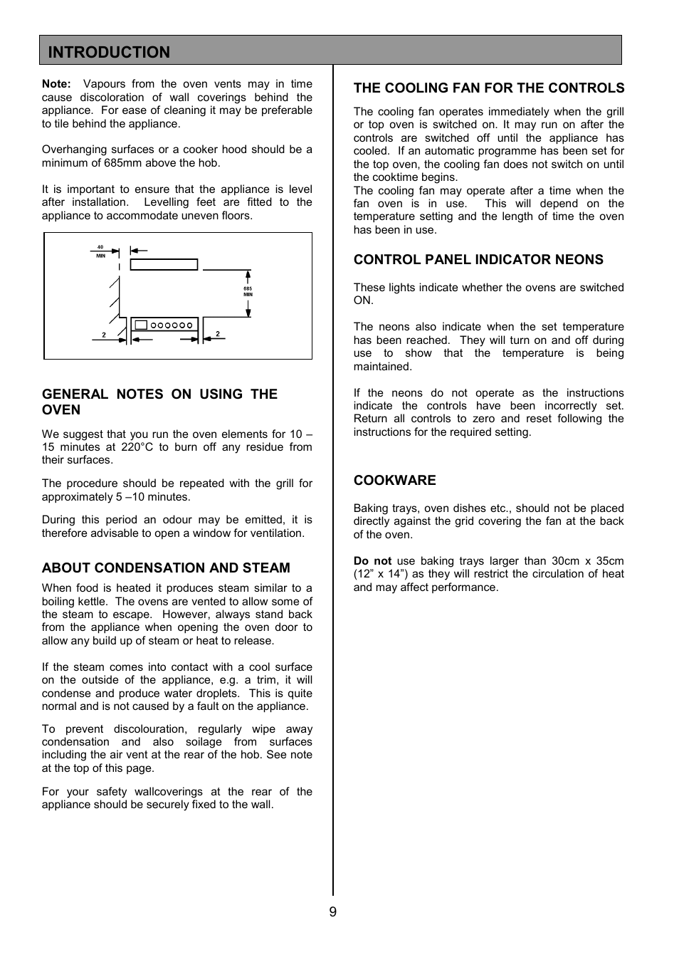Introduction | Zanussi ZCE 7701 User Manual | Page 9 / 36