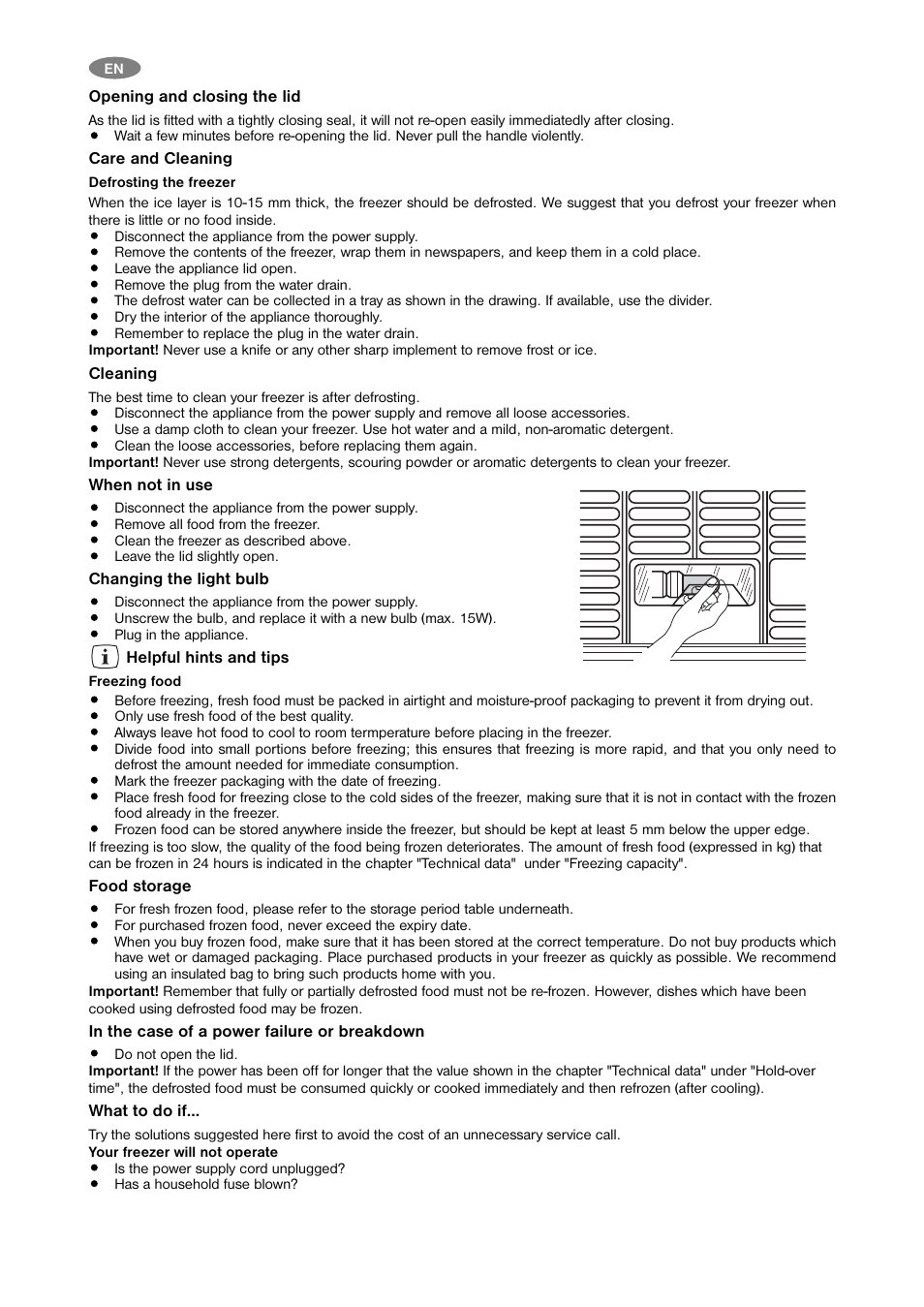 Zanussi ZFC 328 WBB User Manual | Page 4 / 8