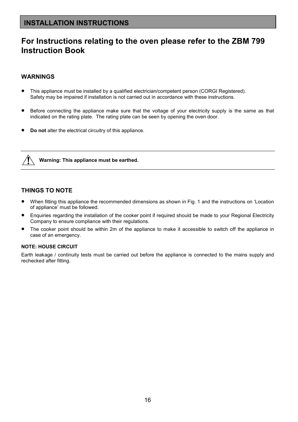 Zanussi ZCM 1000X User Manual | Page 16 / 24