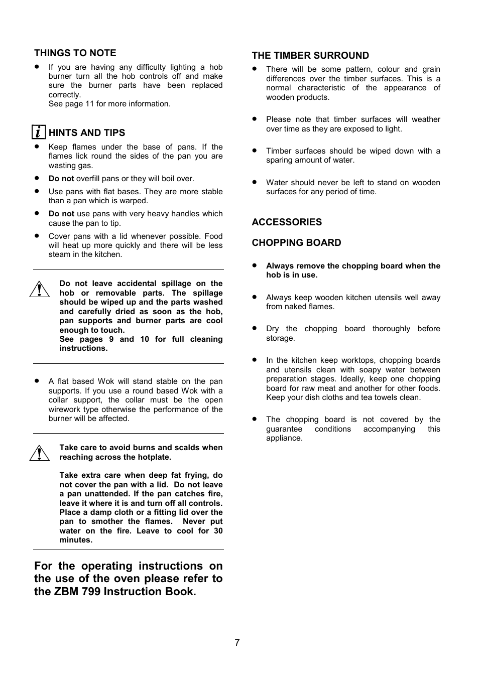 Zanussi ZCM 1000X User Manual | Page 7 / 24