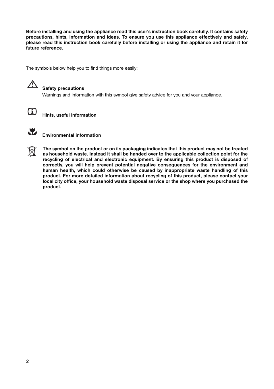 Zanussi ZEUC 0545 User Manual | Page 2 / 16