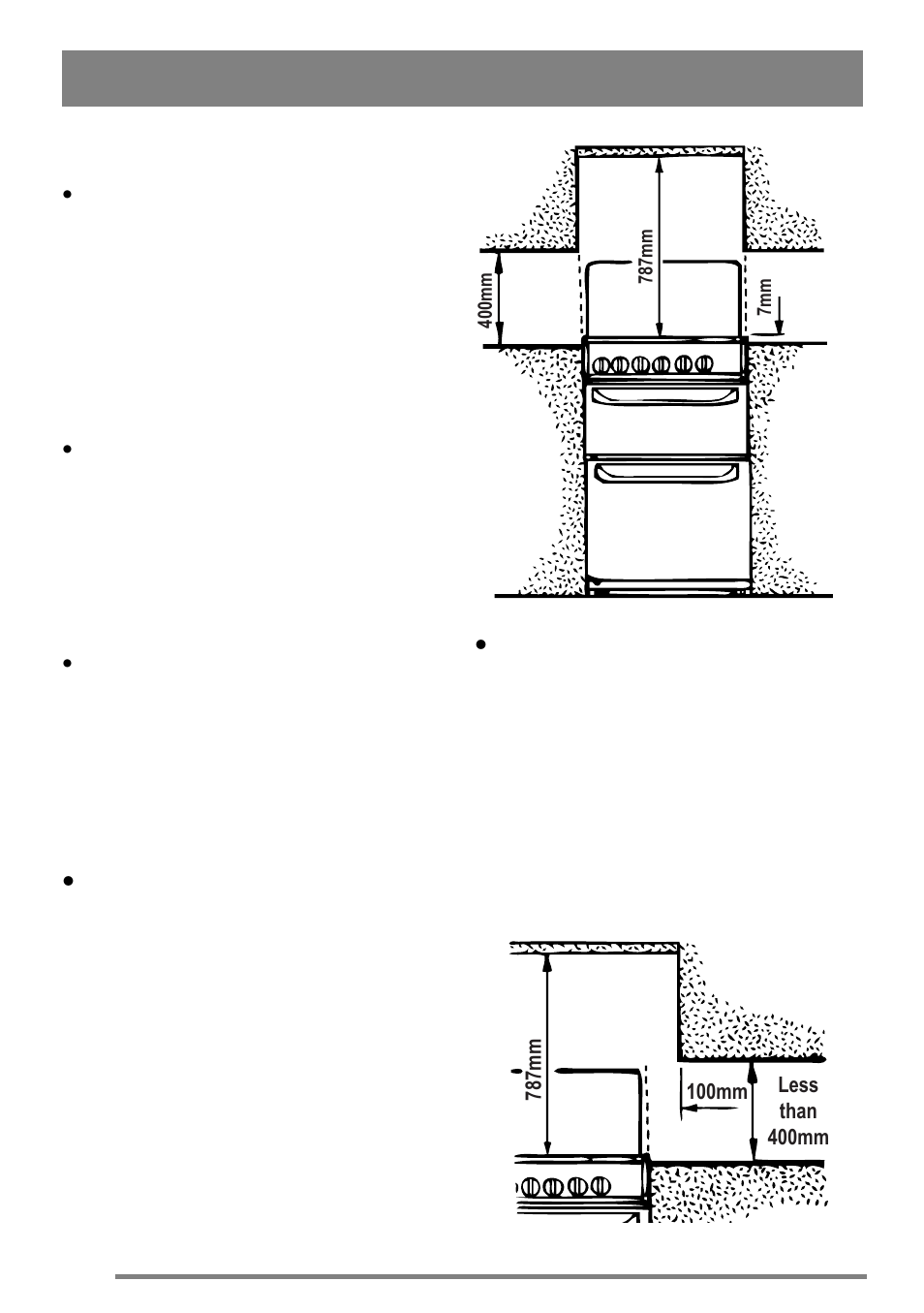 Moving your appliance, For your safety, Location of appliance | Zanussi ZKG5030 User Manual | Page 30 / 36