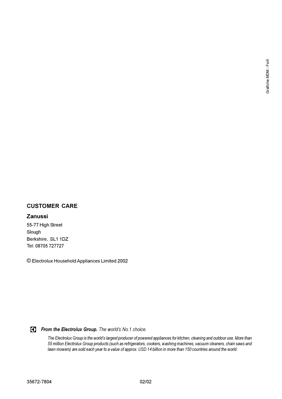 Zanussi ZCE 611 User Manual | Page 24 / 24