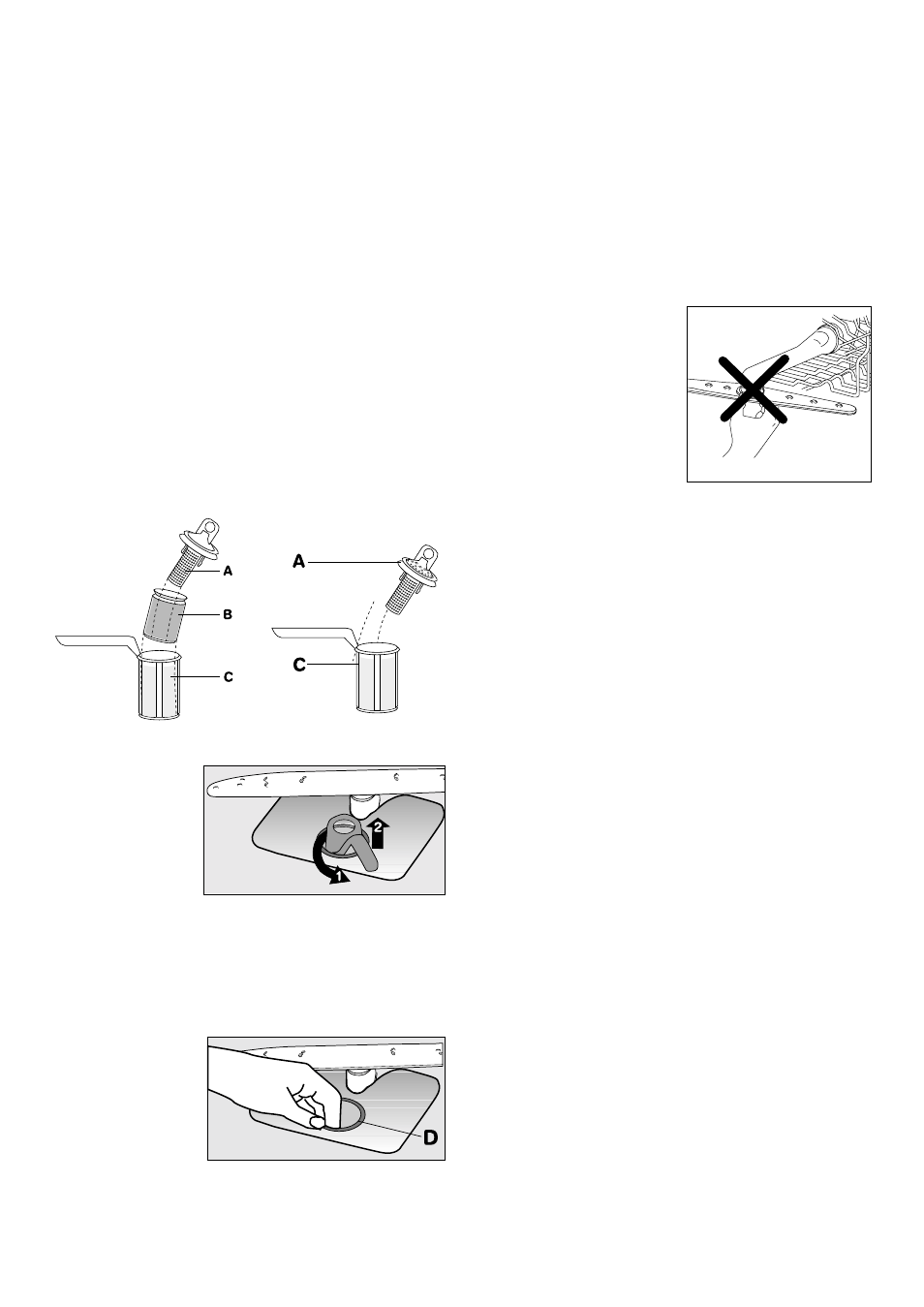 Maintenance and cleaning, Cleaning the filters, Prolonged periods of non-operation | Frost precautions, Moving the machine | Zanussi DA 6141 D User Manual | Page 19 / 24