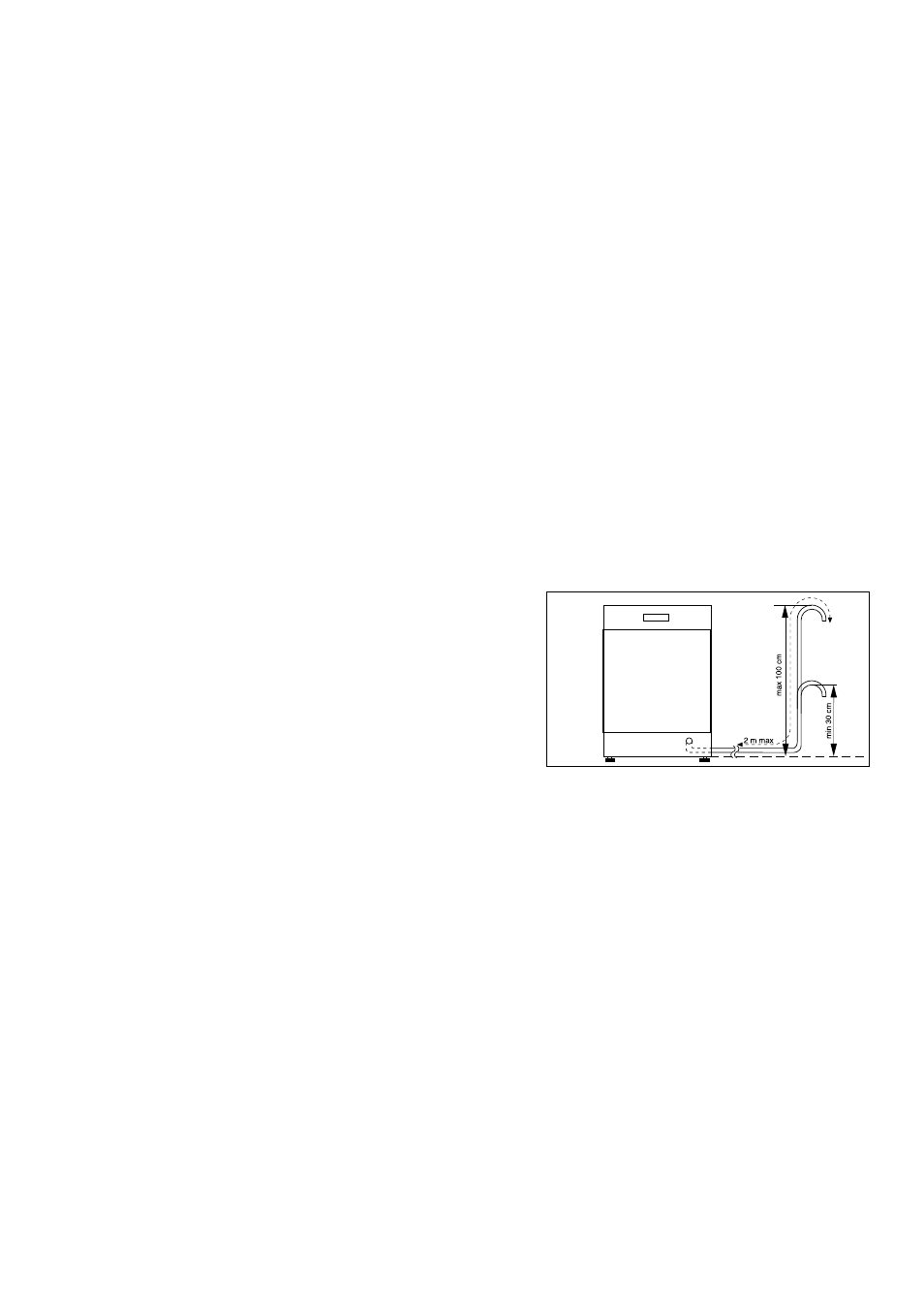 Installation instructions, Water supply connections, Water outlet hose connection | Zanussi DA 6141 D User Manual | Page 22 / 24