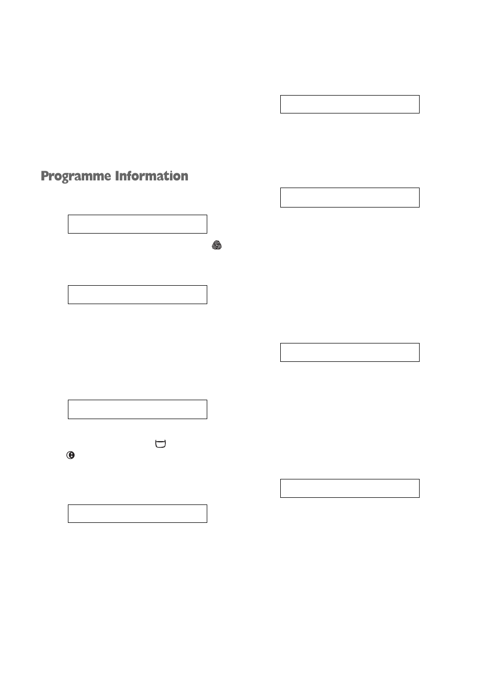 Programme information | Zanussi ZWV 1651S User Manual | Page 12 / 32