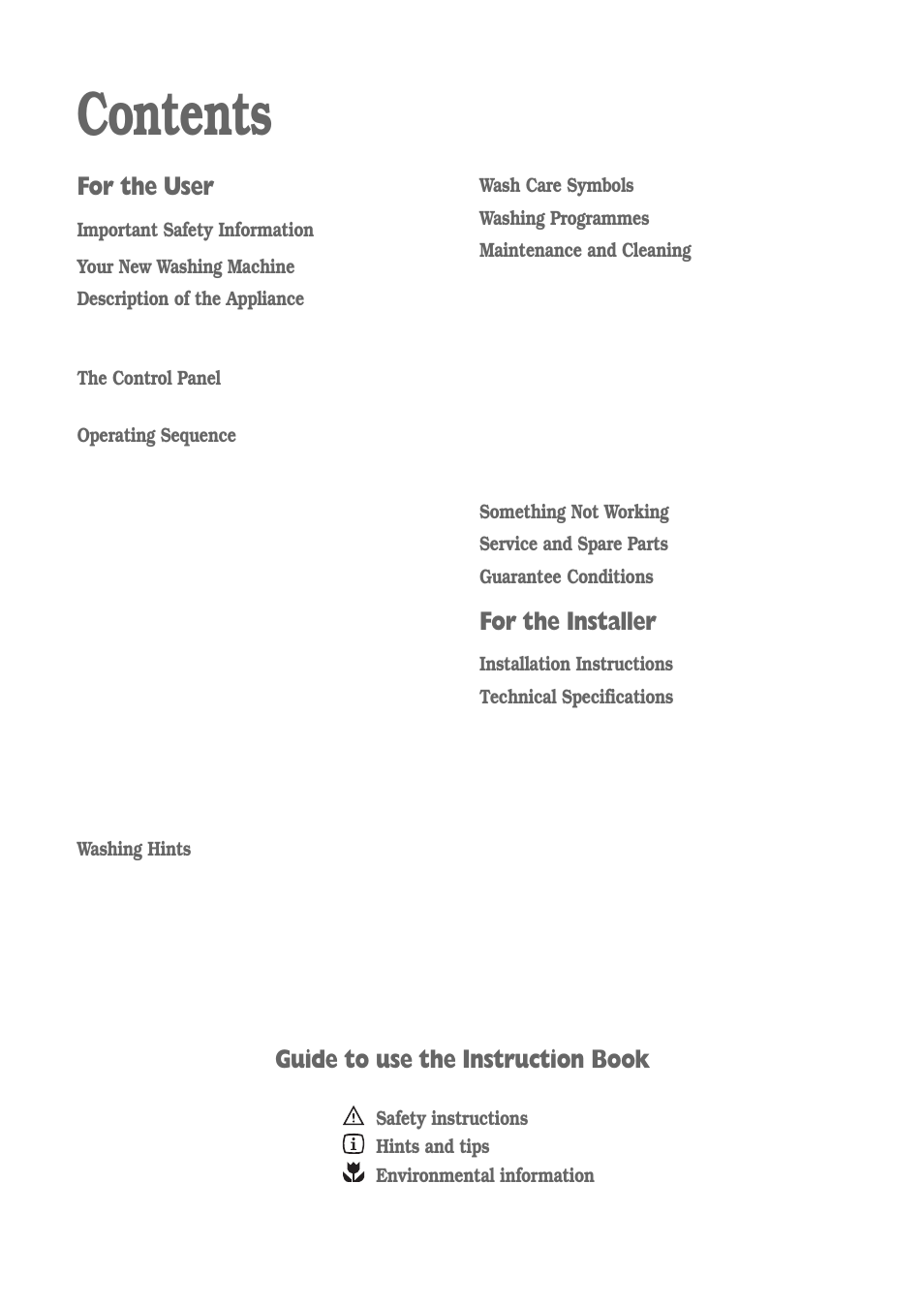 Zanussi ZWV 1651S User Manual | Page 3 / 32