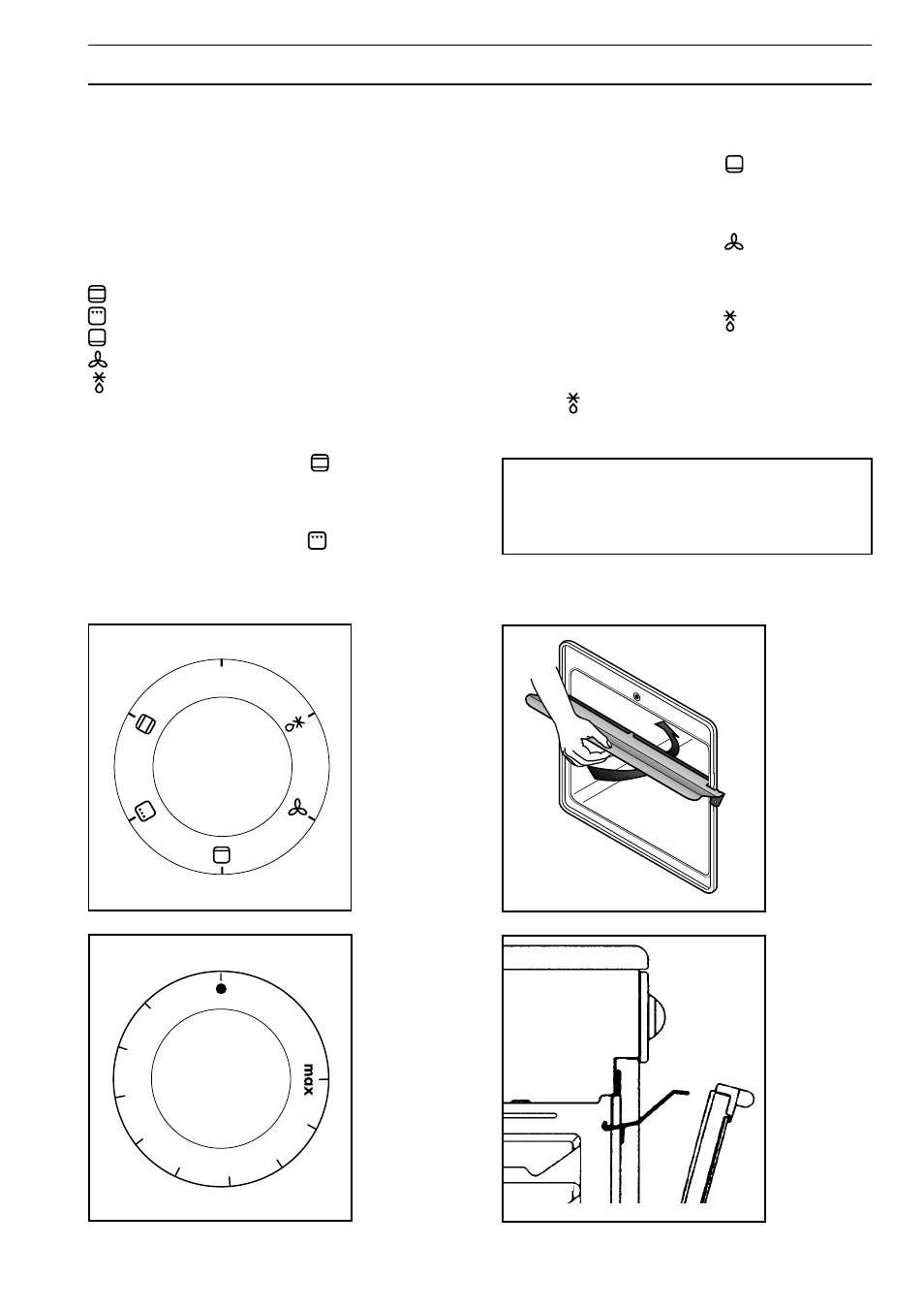 Electric oven (5 functions) | Zanussi ZC 605 M User Manual | Page 6 / 18