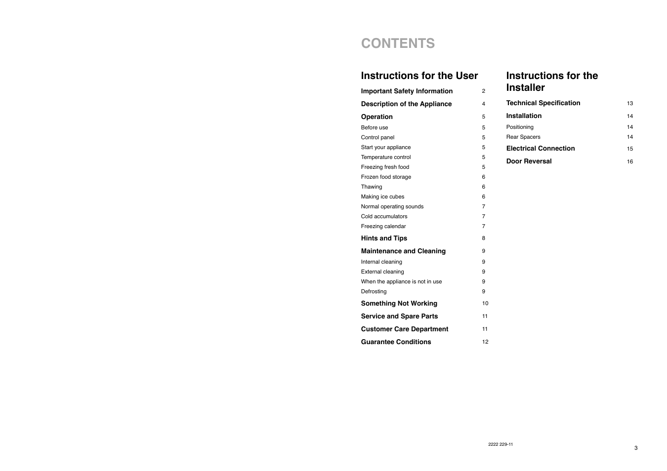 Zanussi ZFA 96 W User Manual | Page 17 / 20