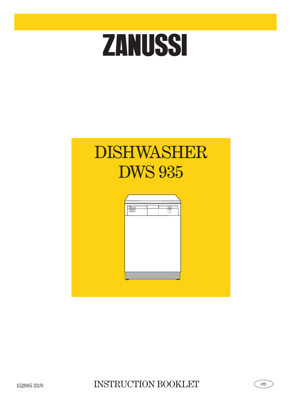 Zanussi DWS 935 User Manual | 24 pages