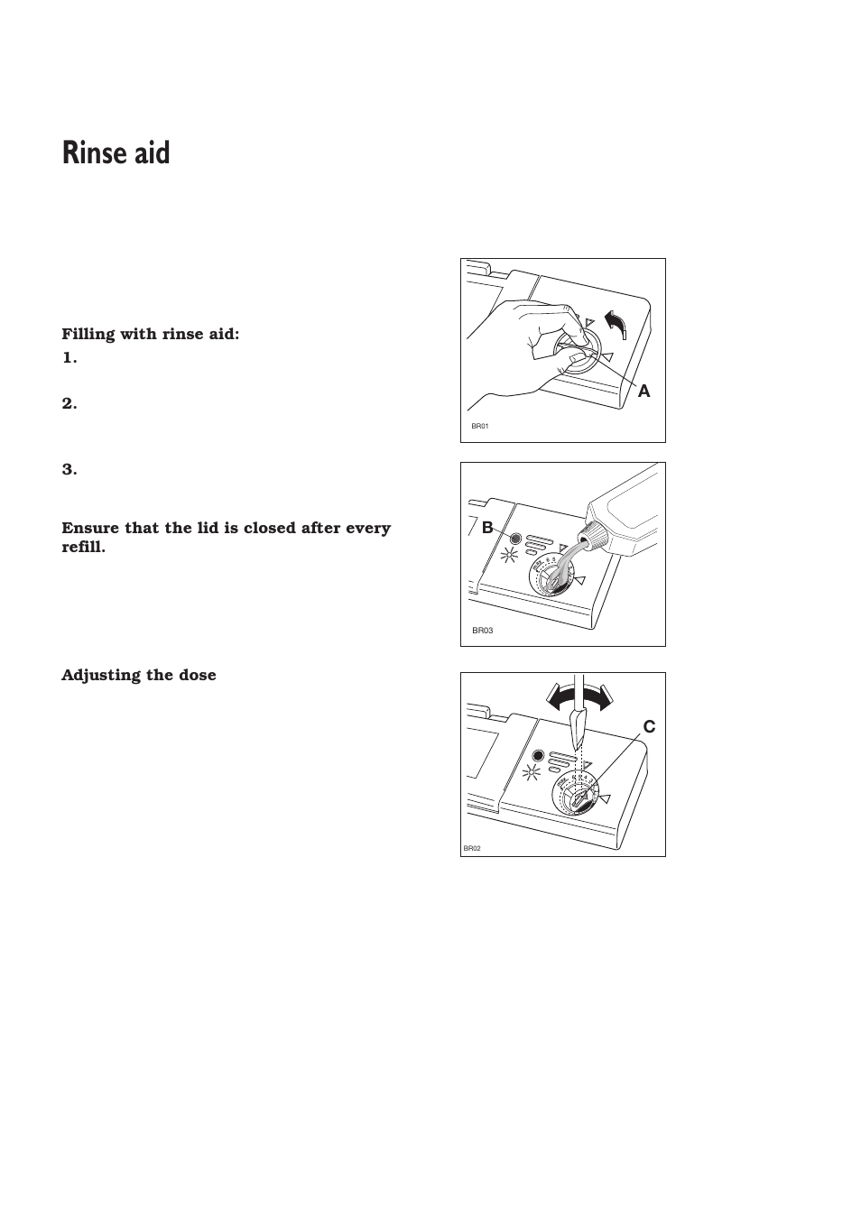 Rinse aid | Zanussi ZT 6810 User Manual | Page 9 / 32