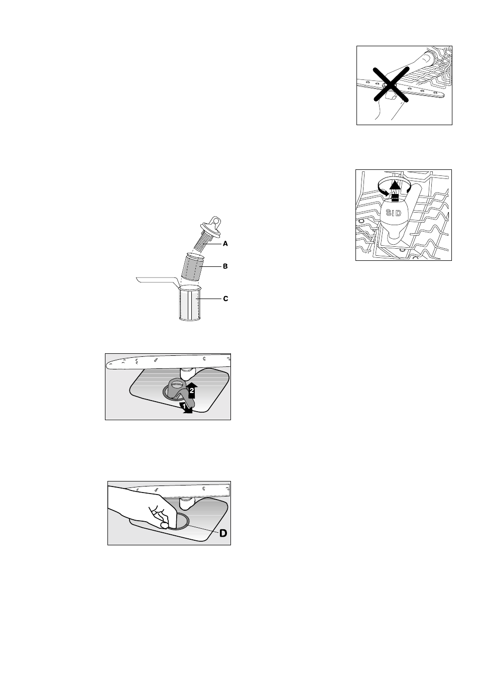 Maintenance and cleaning, Cleaning the filters, Prolonged periods of non-operation | Frost precautions, Moving the machine | Zanussi DE 6854 User Manual | Page 13 / 20