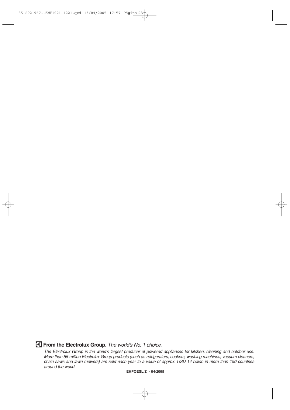 Zanussi ZWF 1021 W User Manual | Page 28 / 28