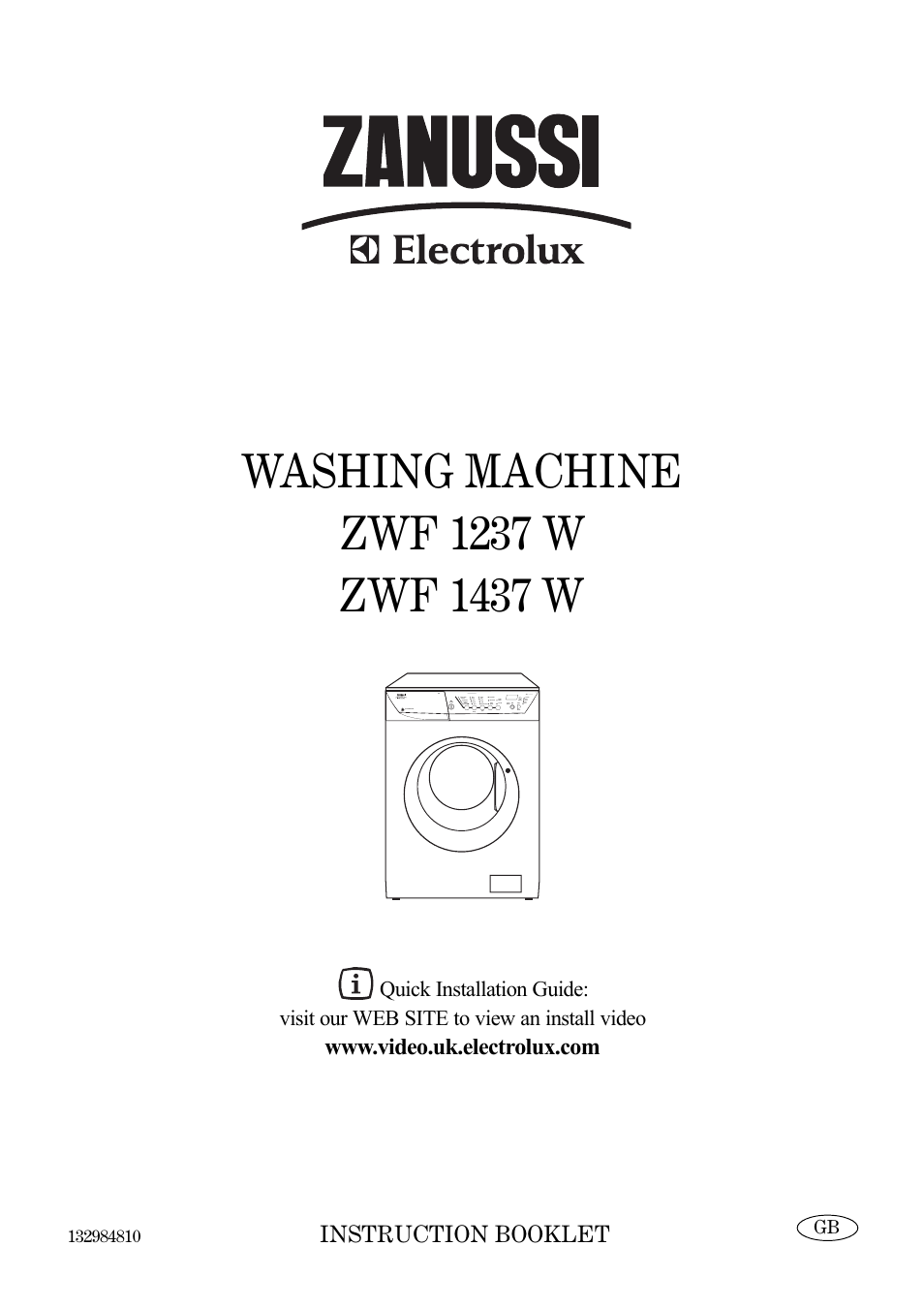 Zanussi ZWF 1437 W User Manual | 28 pages