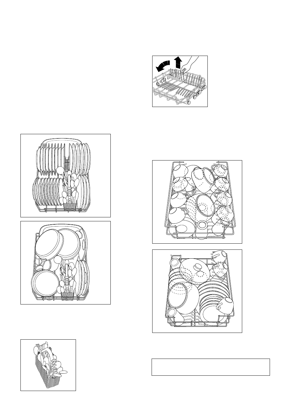 Loading your machine, Use of the lower basket, Use of the upper basket | Zanussi PID29GB User Manual | Page 9 / 16