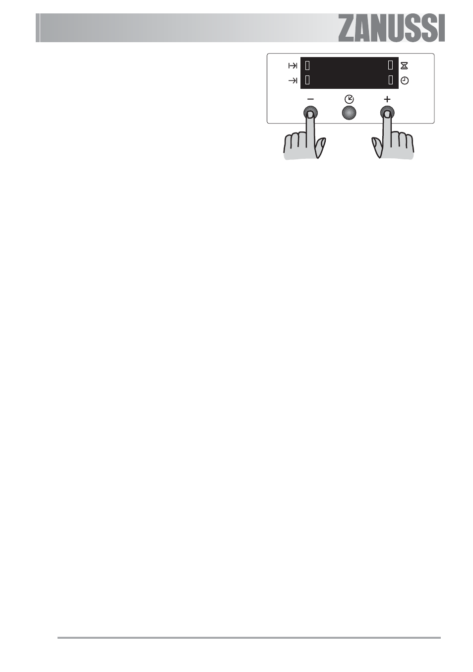 How to switch off the display | Zanussi ZBF 560 User Manual | Page 14 / 36