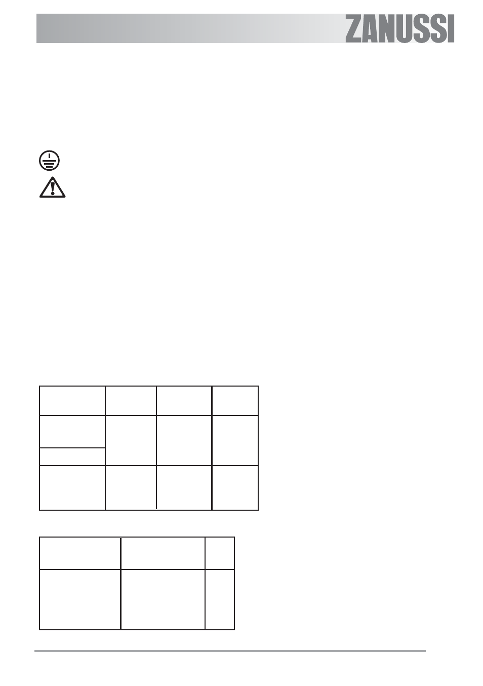 Electrical connection, For europe use only | Zanussi ZBF 560 User Manual | Page 29 / 36