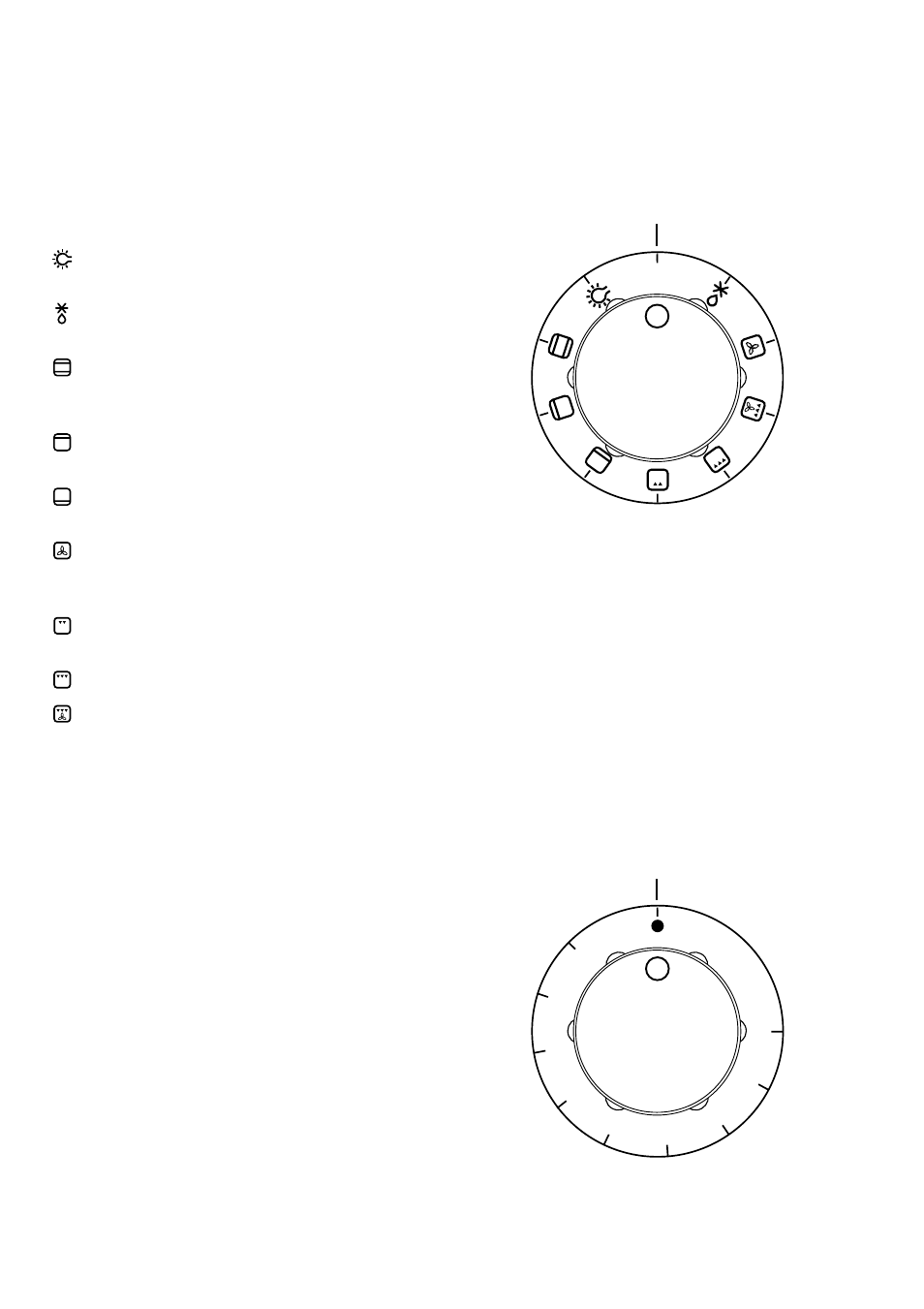 Controls, Main oven, Oven function control knob | Thermostat control knob | Zanussi ZDM 868 User Manual | Page 5 / 30