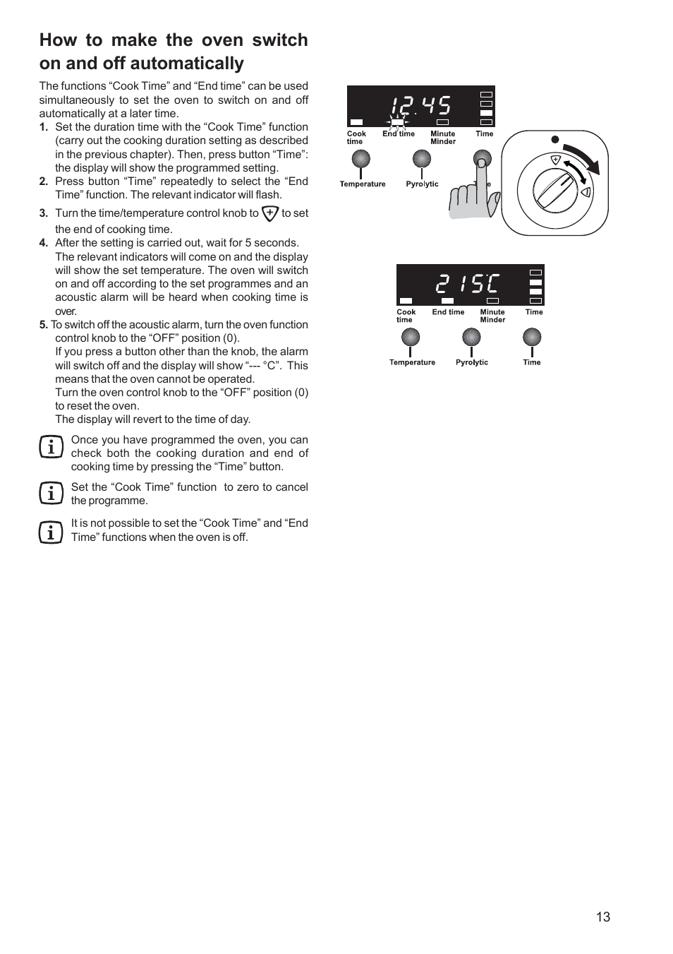 Zanussi ZCE 651 User Manual | Page 13 / 32
