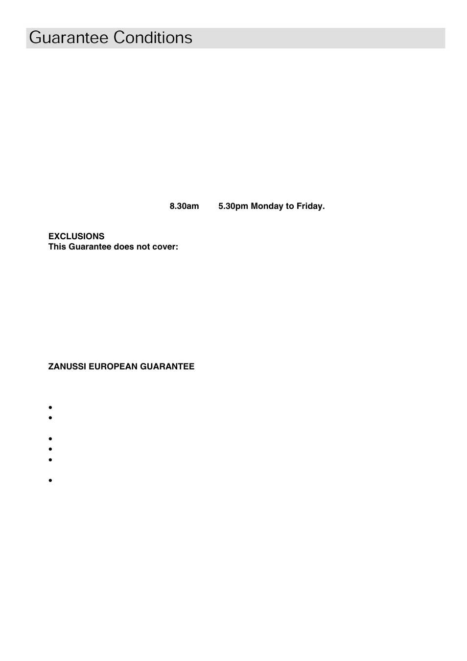Zanussi ZKF641 User Manual | Page 9 / 16
