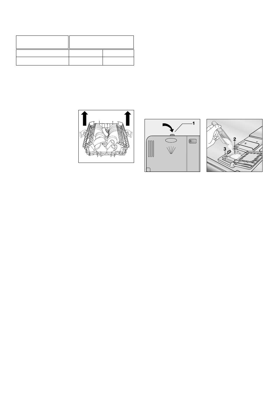Adjusting the height of the upper basket, Use of detergent | Zanussi ZSF 6152 User Manual | Page 11 / 24