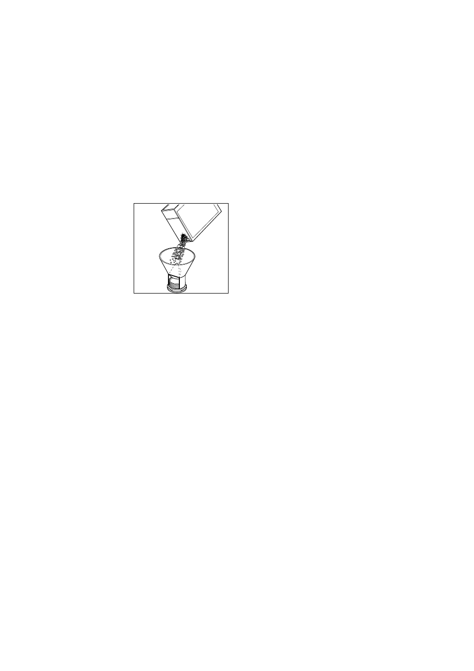 Filling with dishwasher salt | Zanussi ZSF 6152 User Manual | Page 7 / 24