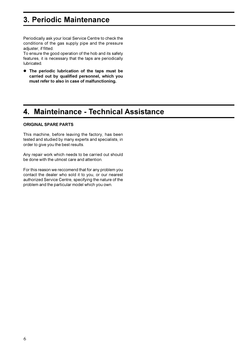 Zanussi ZGF 647 User Manual | Page 6 / 16